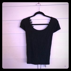 Lace Black Top
